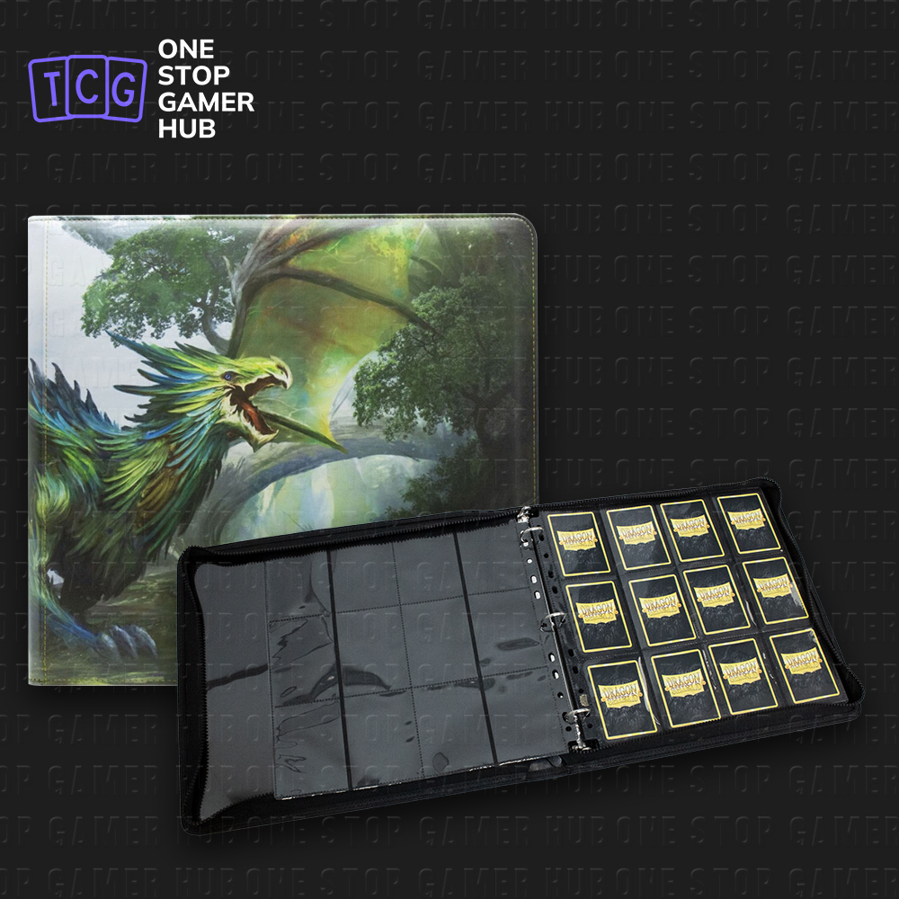Dragon Shield - Card Codex Zipster Binder XL - Olive 'Lavom' | Shopee  Singapore