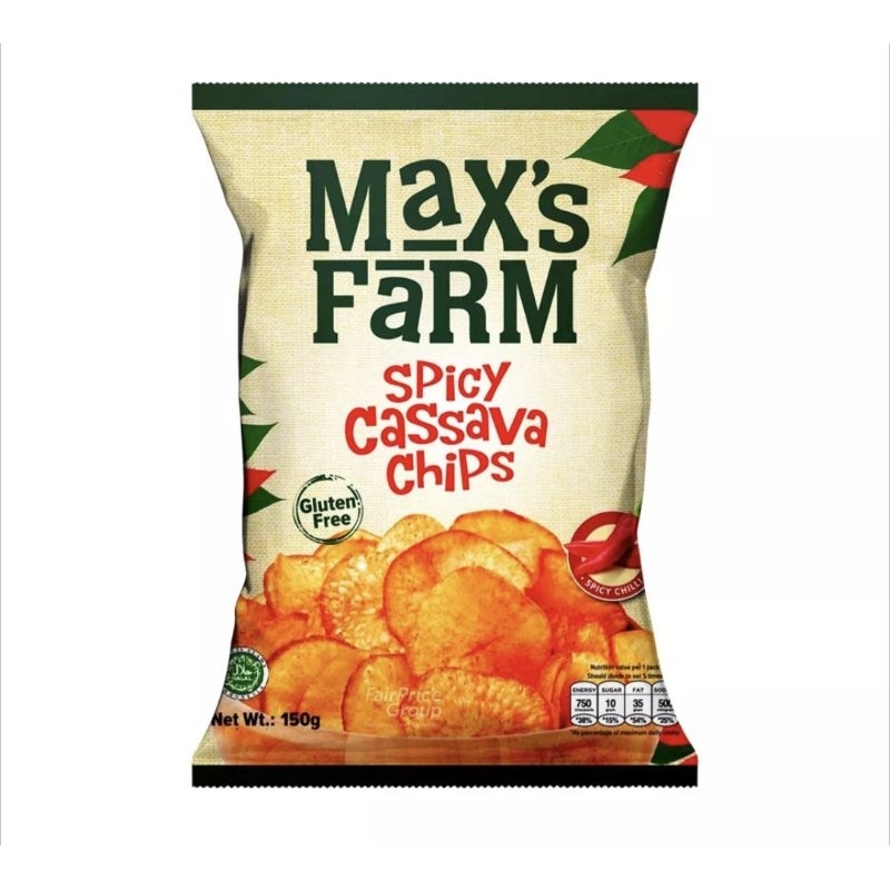 Max Farm cassava chips tapioca potato chips snacks beer drinking bar