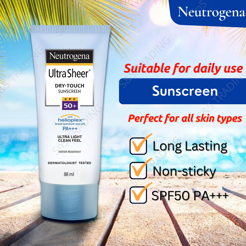 (Exp2025)Neutrogena Ultra Sheer Dry Touch Sunscreen Spf50+ Pa+++ 88Ml