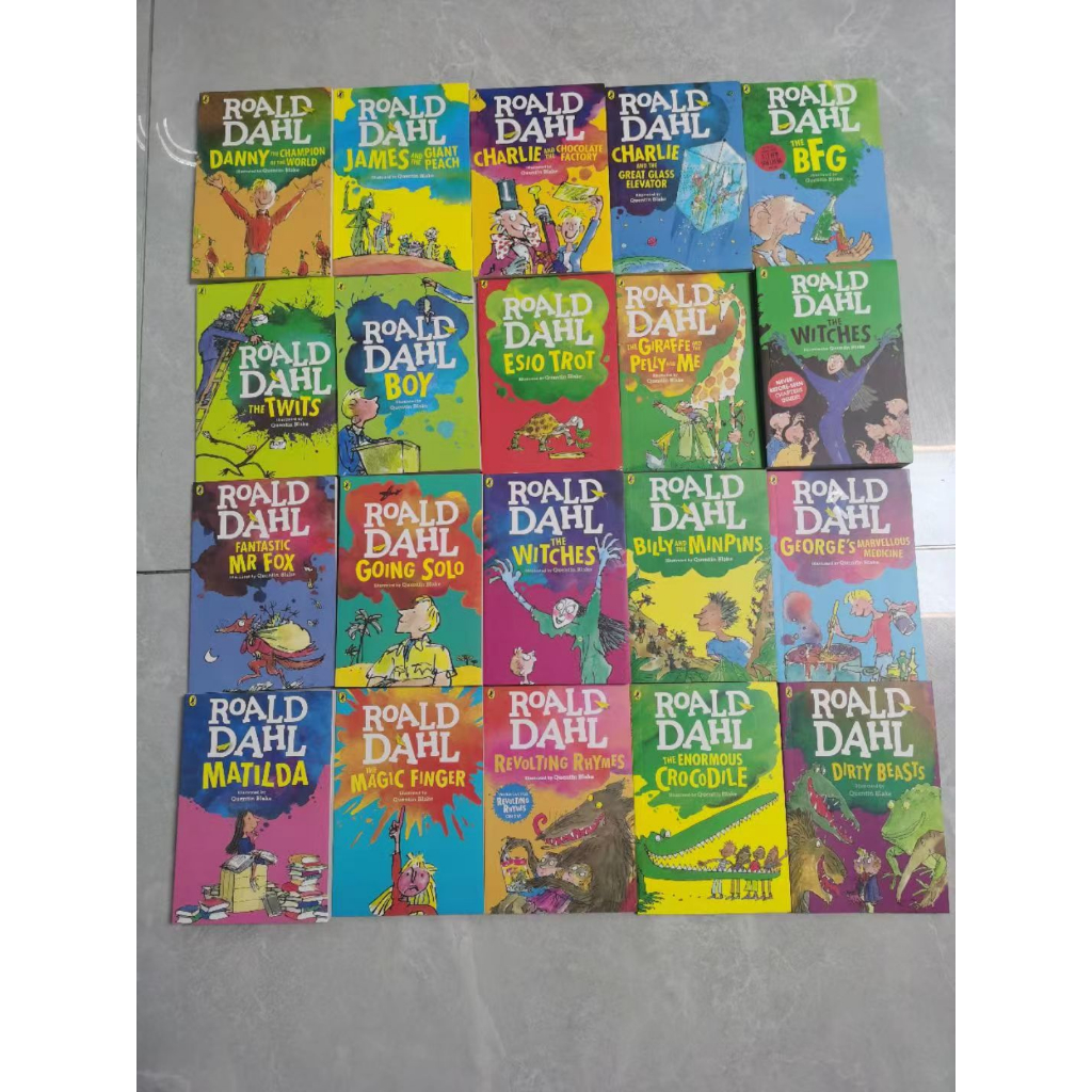 SG Stock] Roald Dahl Collection Boxed Set (24 Books) | Shopee