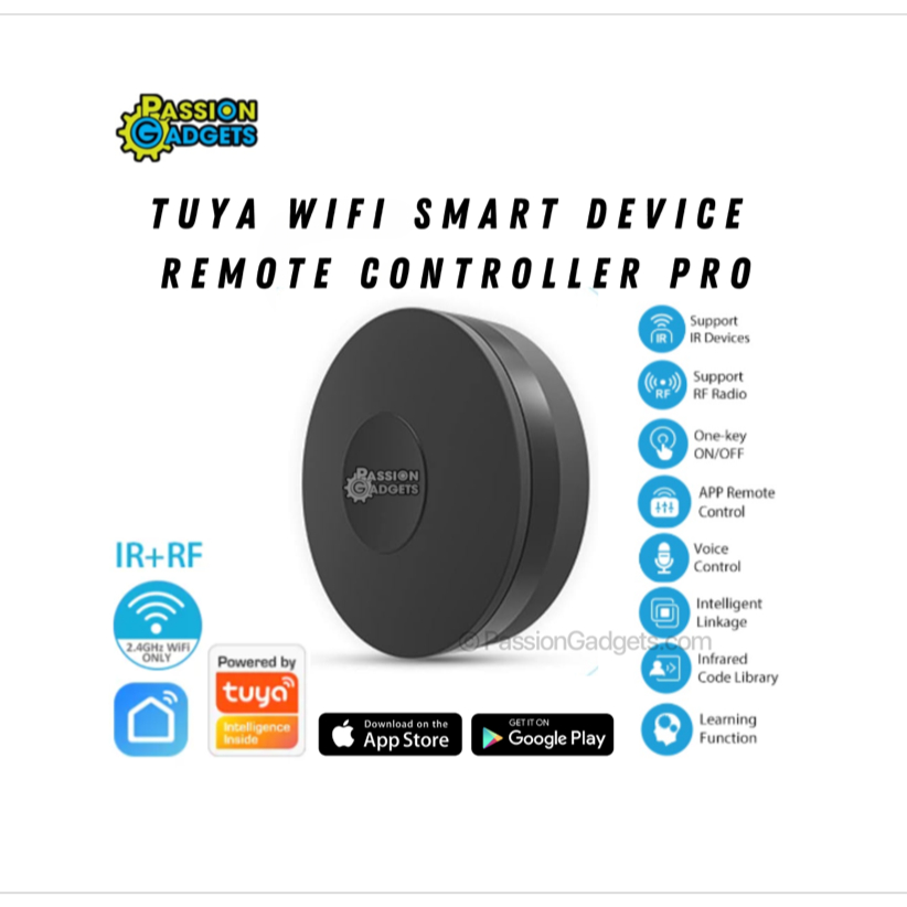 Tuya Wifi Ir Rf Smart Sensor Remote Control Infrared And Radio Frequency Easy Home Automation