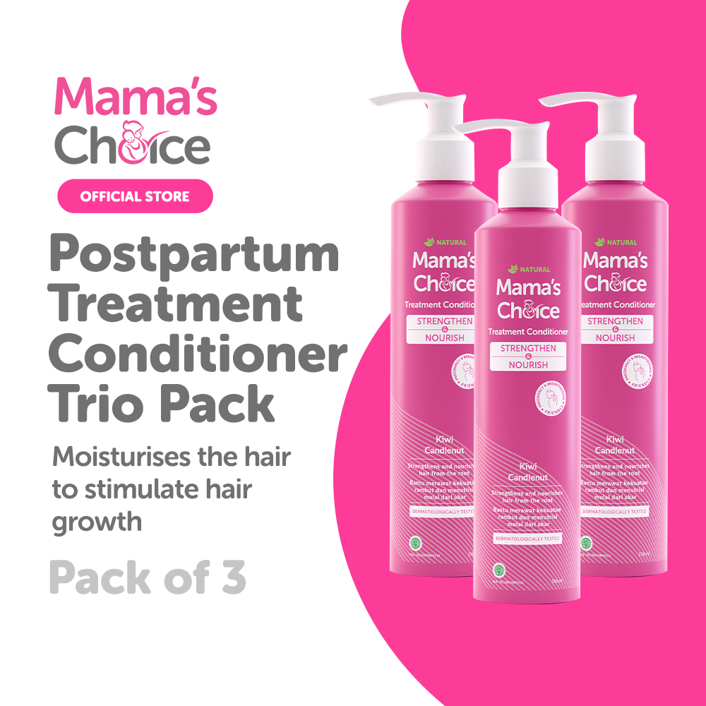 [Bundle of 3] Mama's Choice Treatment Conditioner for Postpartum Hair
