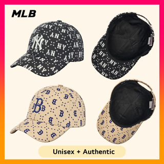 MLB Unisex Dia Monogram Structured Ball Cap NY Yankees Black