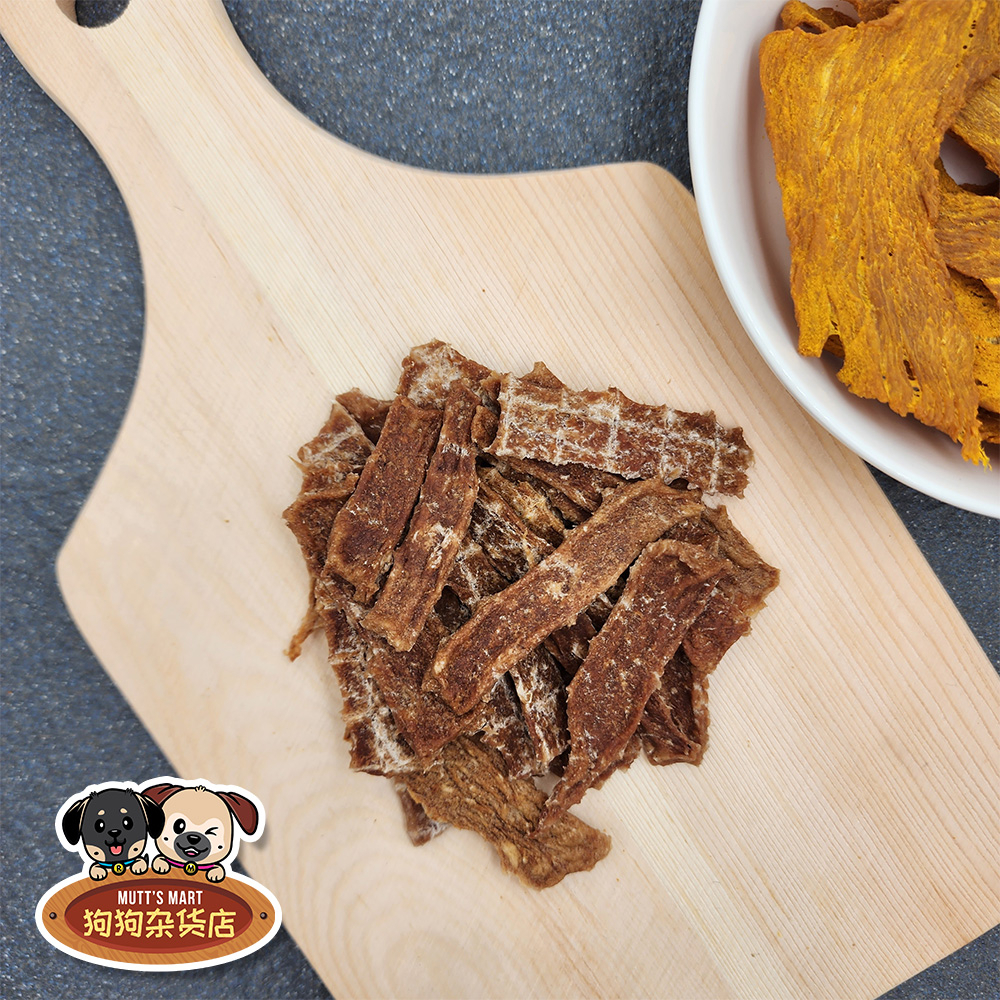 Mutts Mart Chinese Yam (Huai Shan) Pork 50g Dog Treats Dehydrated