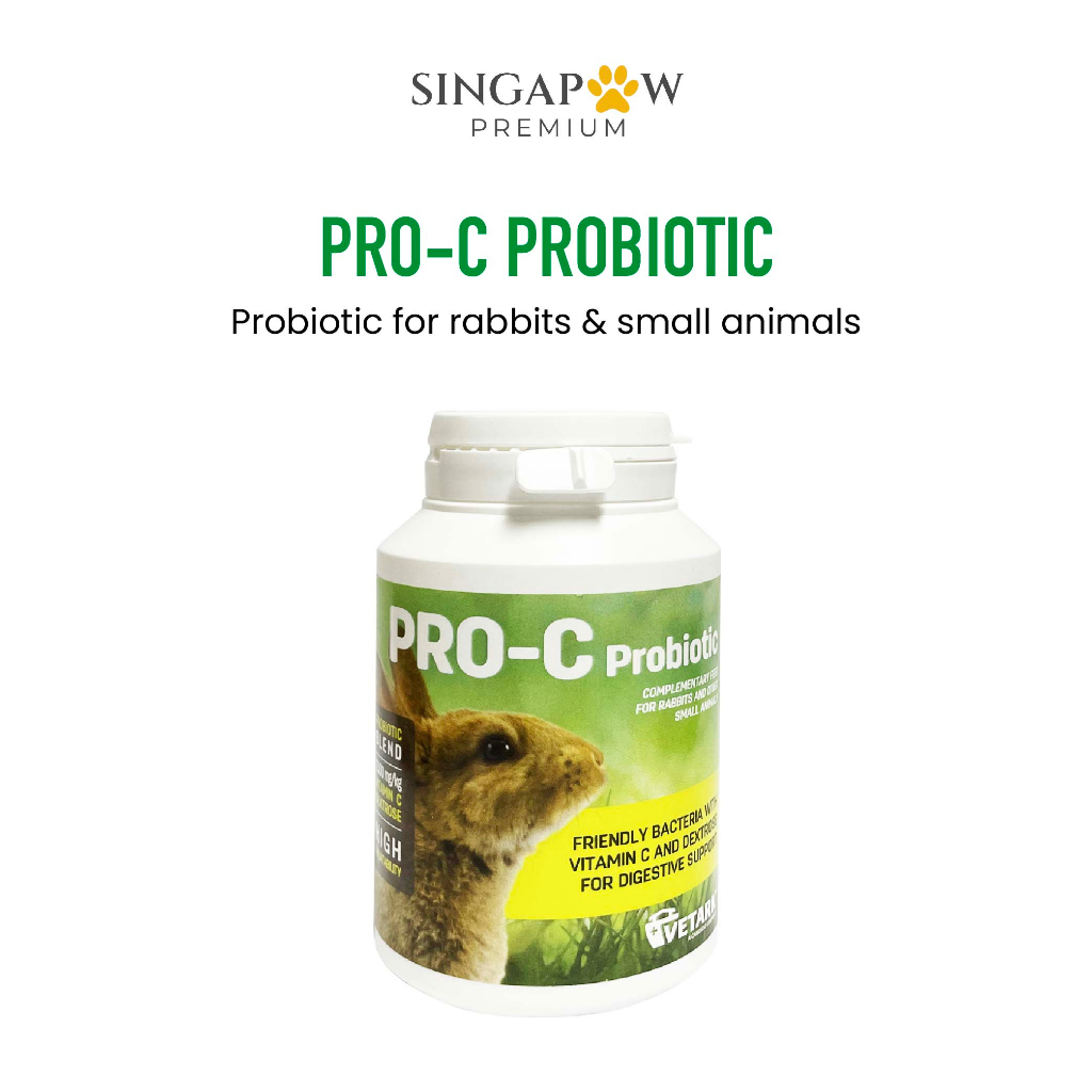 Vetark ProC Probiotic for Rabbit & Small Animals / Prebiotic