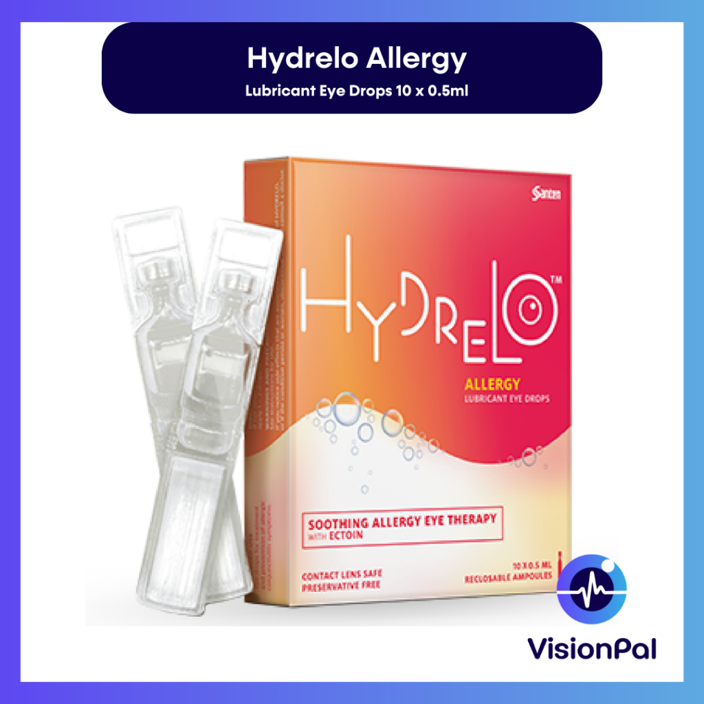 Hydrelo Allergy Lubricant Eye Drop 10 x 0.5ml Shopee Singapore