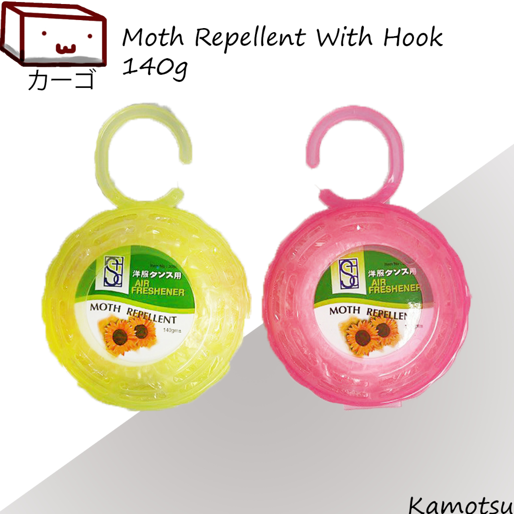 🔥SG Wholesale🔥 Japan Moth Repellent with Hook | Wardrobe Toilet Odor ...