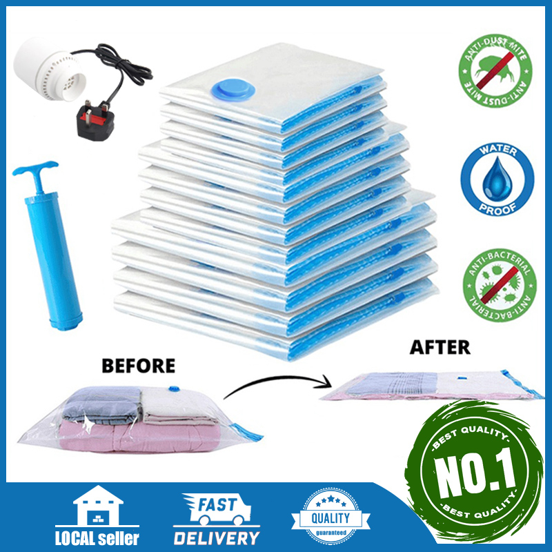 SG Vacuum Bags Travel Hanging Vacuum Bag 3D Cube Vacuum Storage Bag Compression Storage Bag