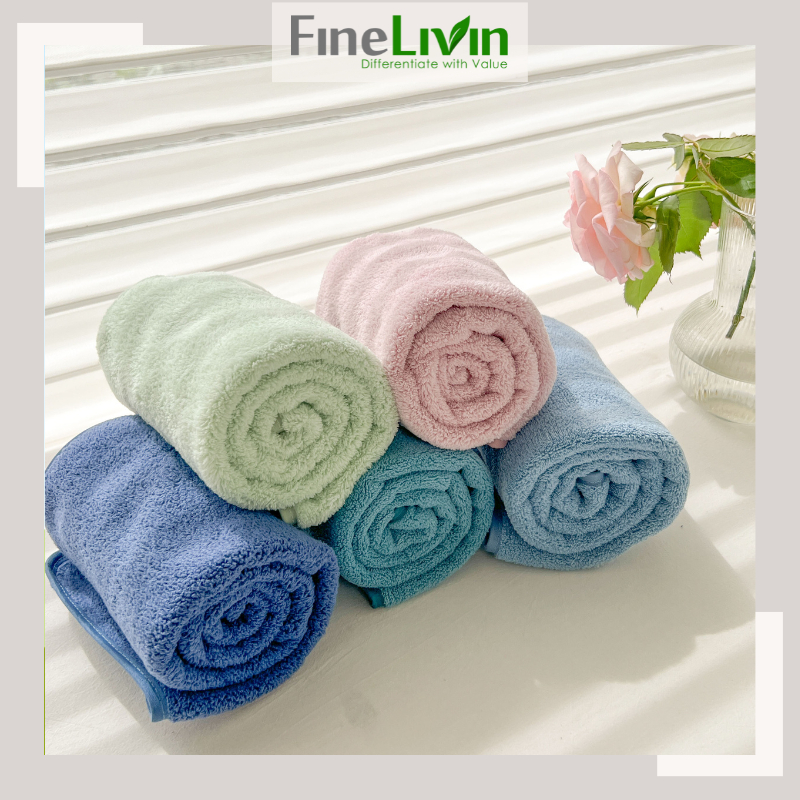 [FineLivin] Fleece Towels  for Home & Living  Outstanding Softness 