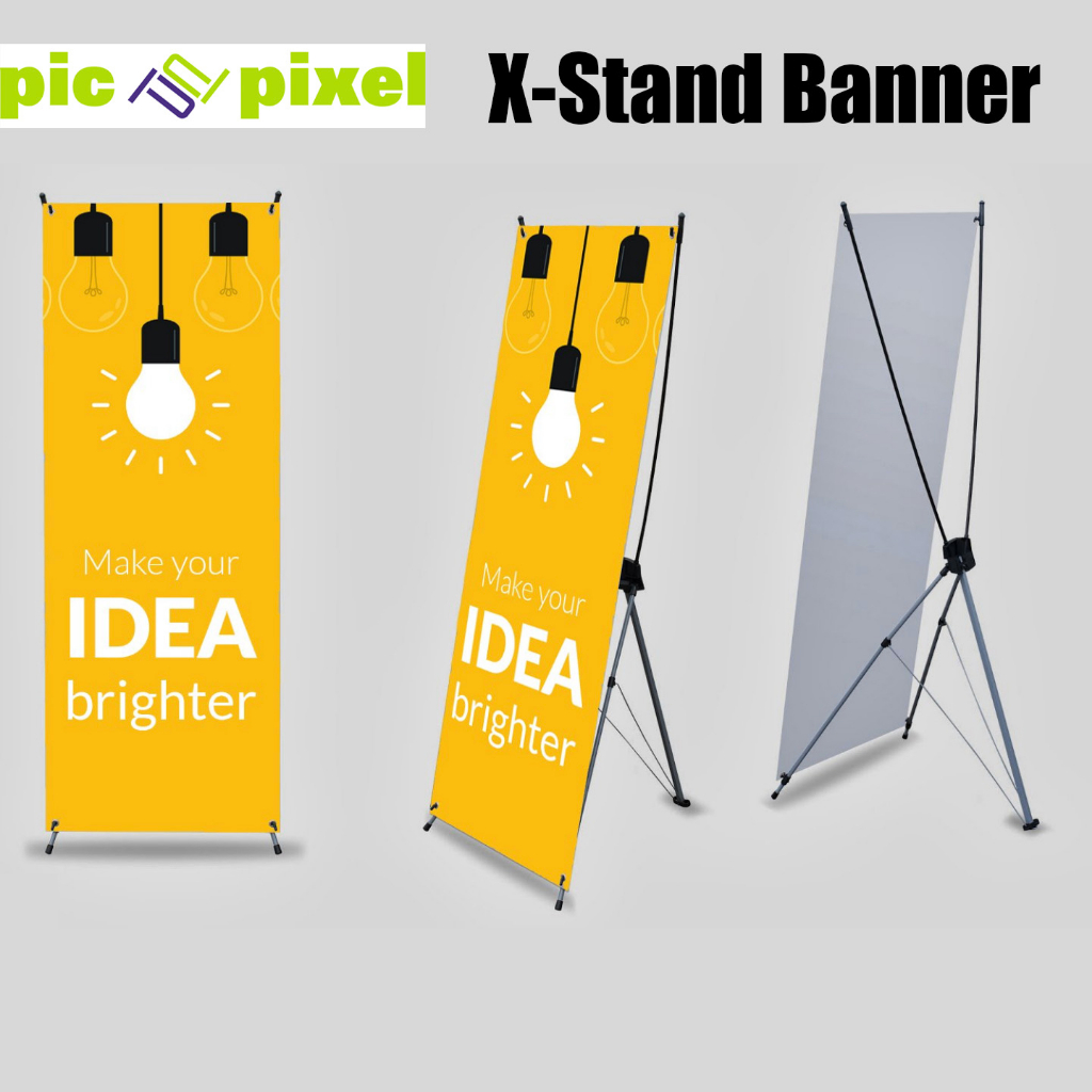 XSTAND BANNER (System with Print) Shopee Singapore