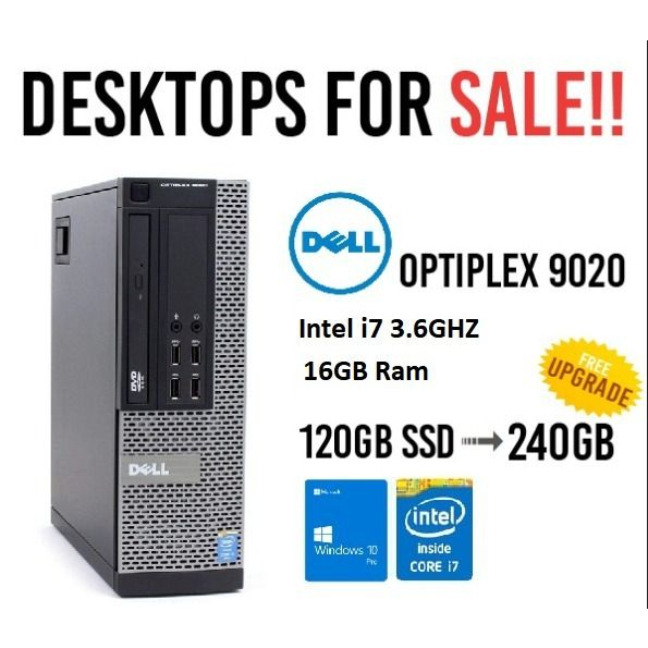 i7-4790/16G/240G SSD DELL OPTIPLEX 9020 SFF
