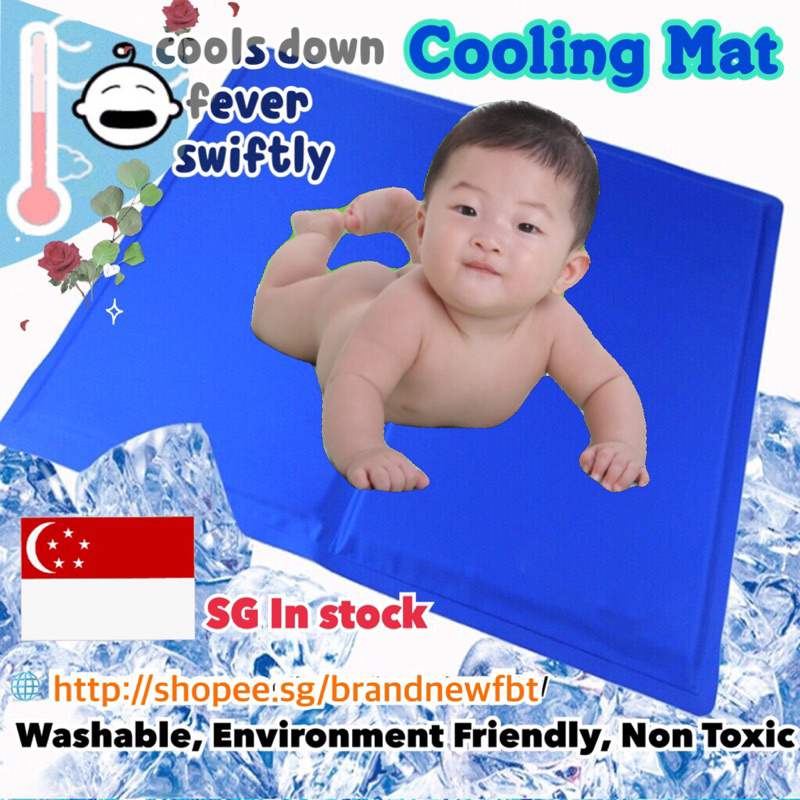 Cooling Pad SG non toxic cooling gel self cooling mat pad for baby kids