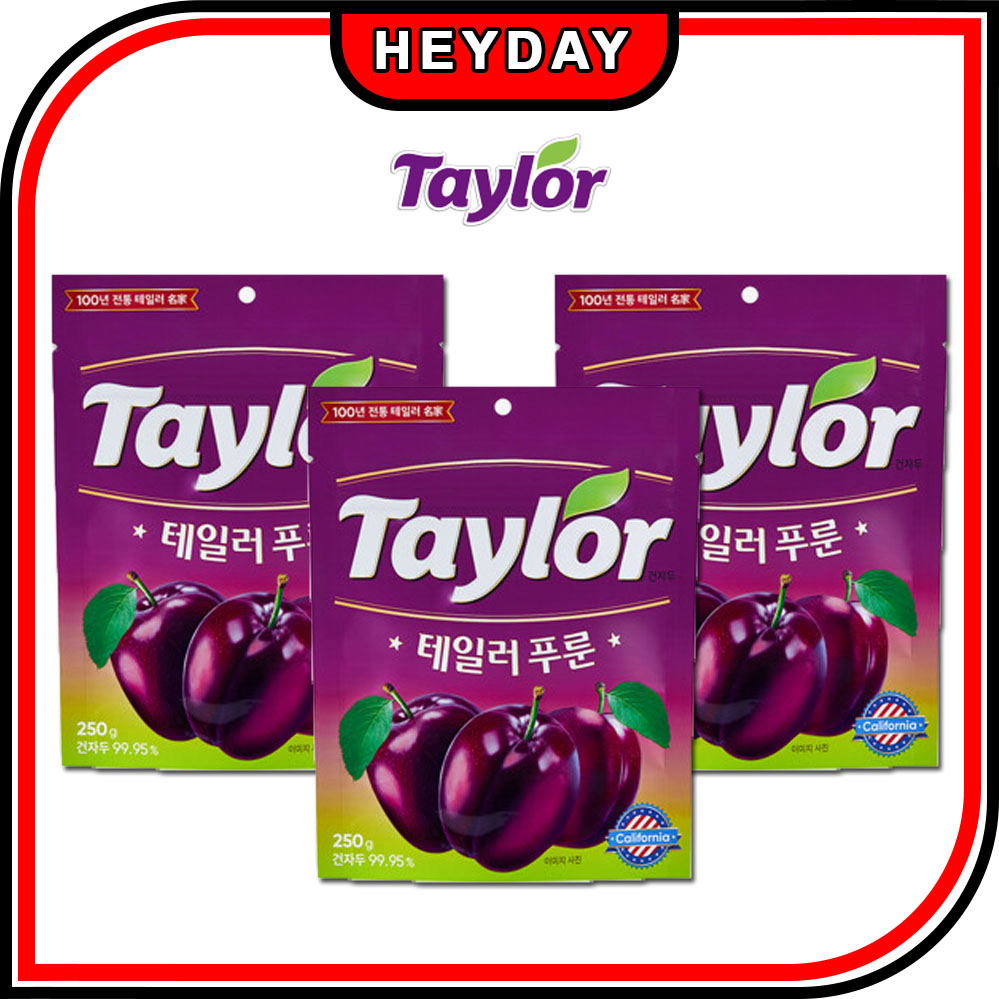 [Taylor] Prunes 50g x 3 Bags/250g/Dried Plum/California Plum/Dried