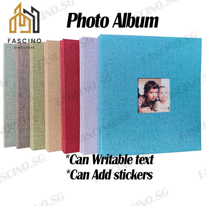 4D Large 6-inch Intert Photo Album 200 Pages Scrapbook Paper Baby Family  Scrapbook Albums Wedding Foto Album Scrapbooking Album