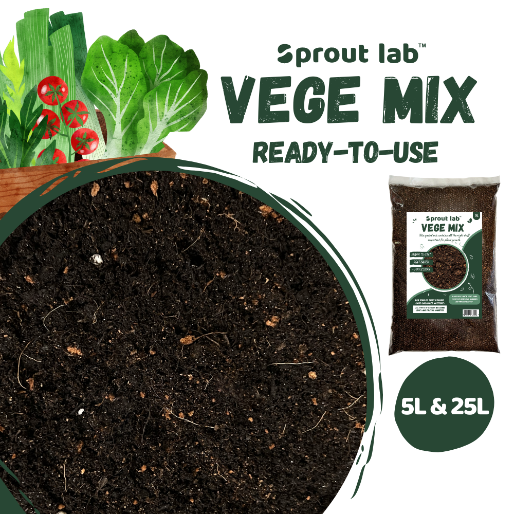 Sprout lab | VEGE MIX 25L - All Purpose Premium Organic Vegetable Soil ...