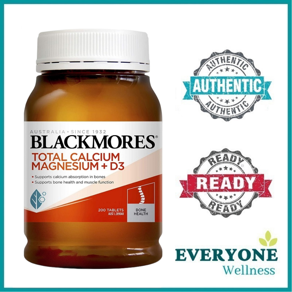 [Local Delivery] Blackmores Total Calcium & Magnesium + D3, 200 Tablets