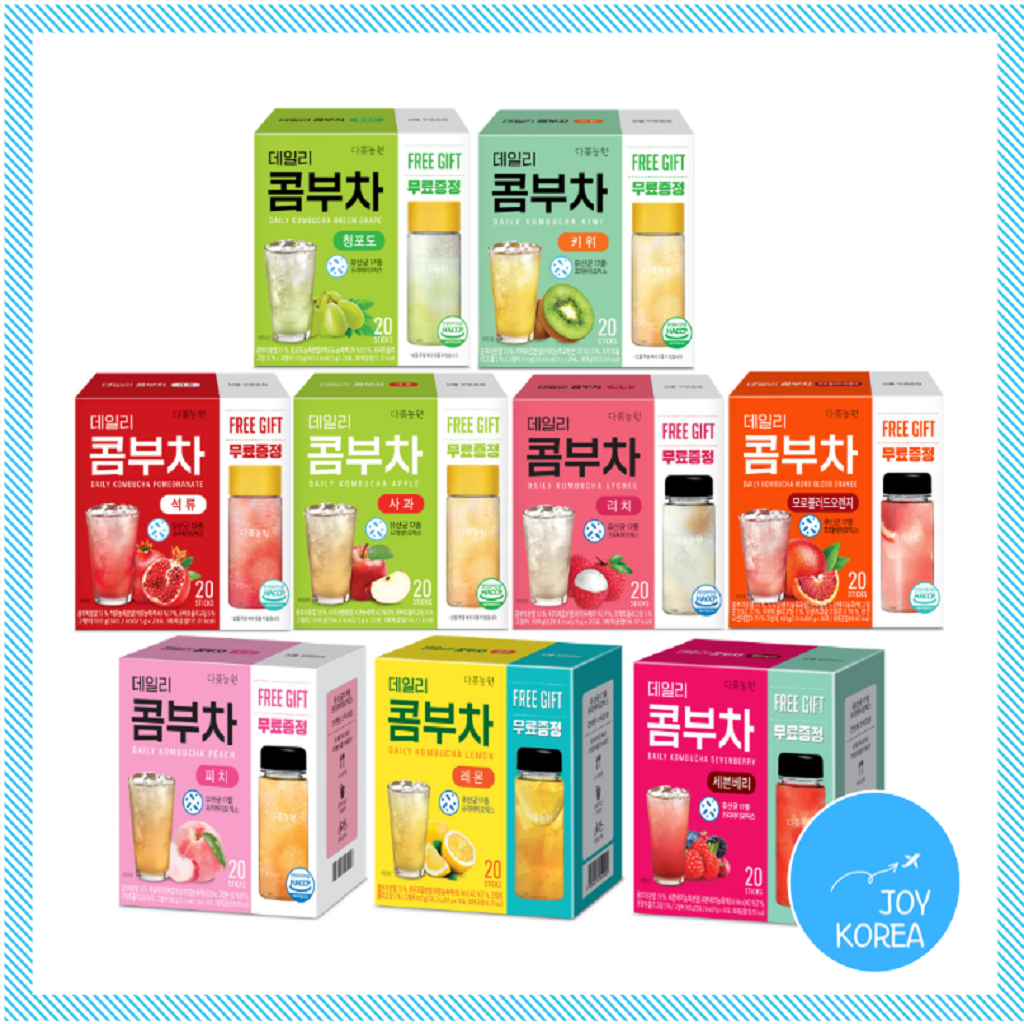 [Danongwon] Daily Kombucha 5g X 20T +FREE Bottle (9 Flavors) / Lemon ...