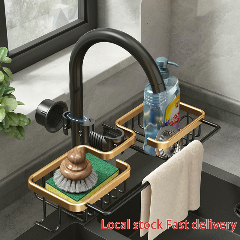kitchen sink rack Metal Sink storage rack Draining rack for rags and