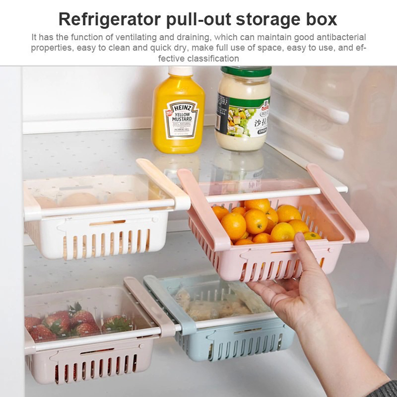 Kitchen Storage Refrigerator Sliding Storage Egg tray refrigerator