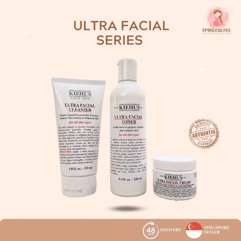 🇸🇬 Kiehl Ultra Facial Cream kiehl s Ultra Facial Toner Kiehl s Ultra