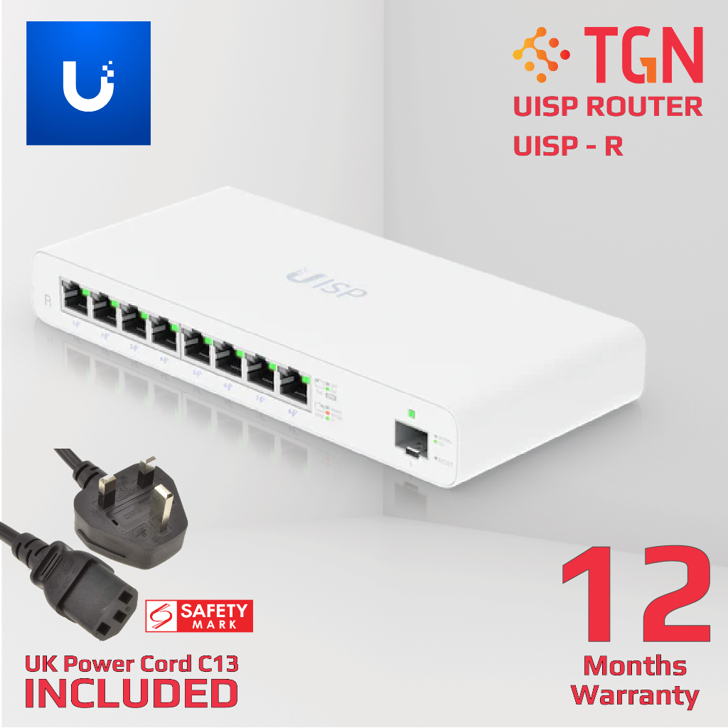 Ubiquiti UISP Router *UK Cable C13 included* | Shopee Singapore