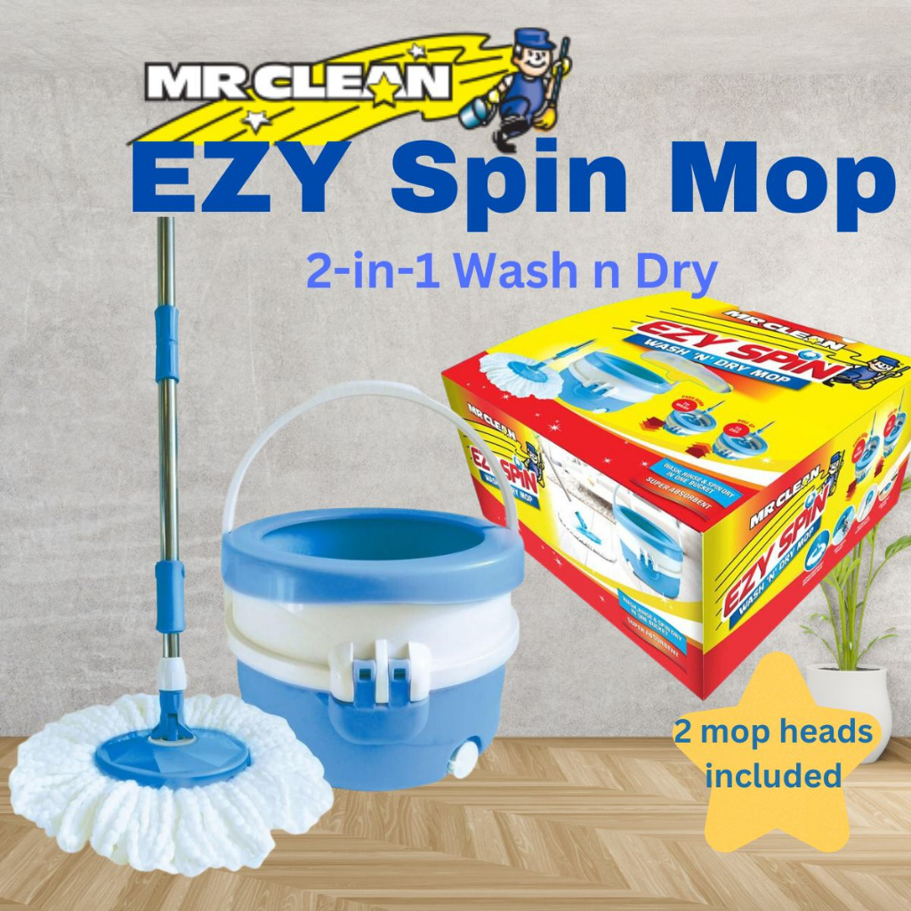 MR CLEAN Ezy Spin Mop Wash and Dry Mop Shopee Singapore
