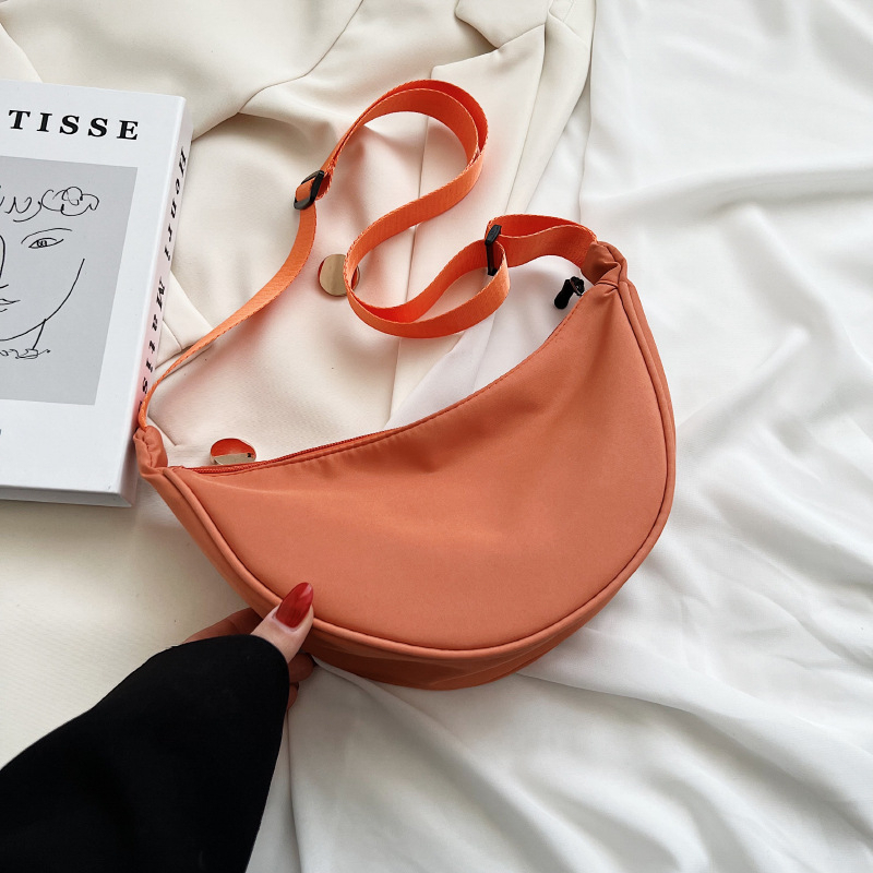 [SG Seller] Dumpling Bag Casual Korean Women Fashion Canvas Crossbody ...