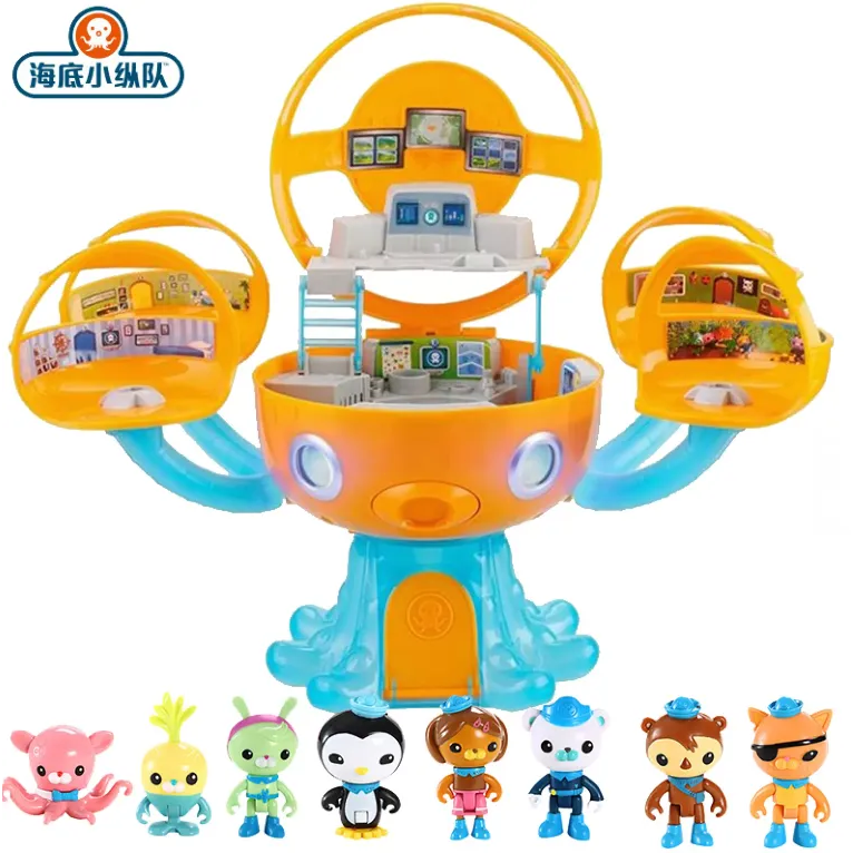 The Octonauts Octopod Castle Shark Adventure Plsyset Barnacles Peso ...