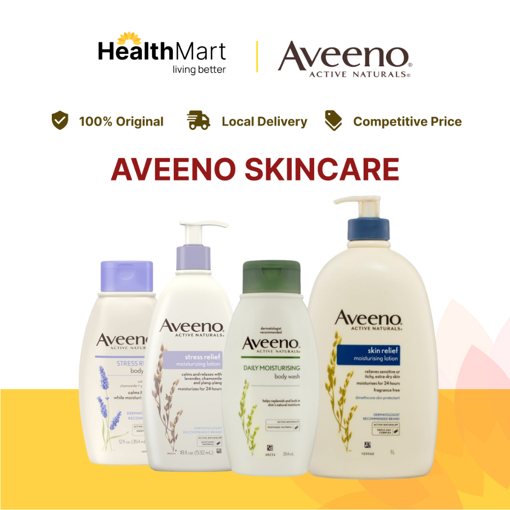 [SG] Aveeno (Moisturising, Eczema Therapy, Skin Relief, Itch, Sheer