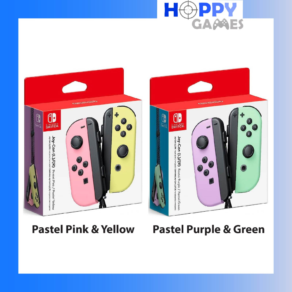 [Local 3mth Warranty] Joycons Pastel Pink Yellow Pastel Purple Green