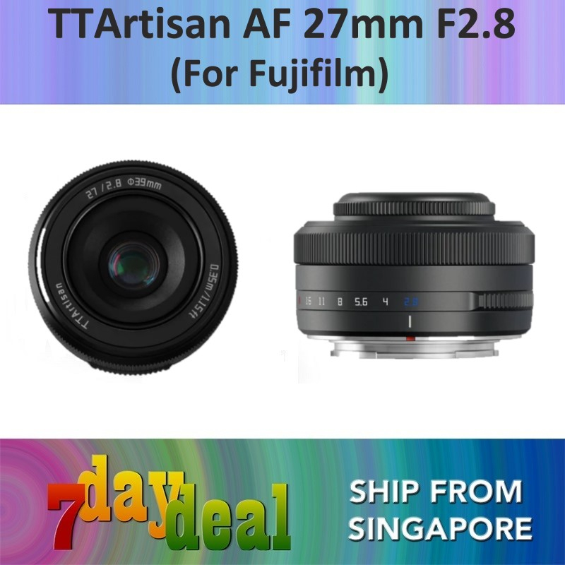 TTArtisan AF 27mm f/2.8 Auto Focus Lens (Black / Silver TTArtisan AF 27mm f/2.8 Auto Focus Lens (Black / Silver