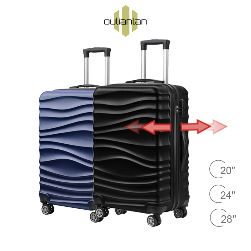Oulianlan Light Luggage Trolley Bag With Spinner Wheel Lightweight