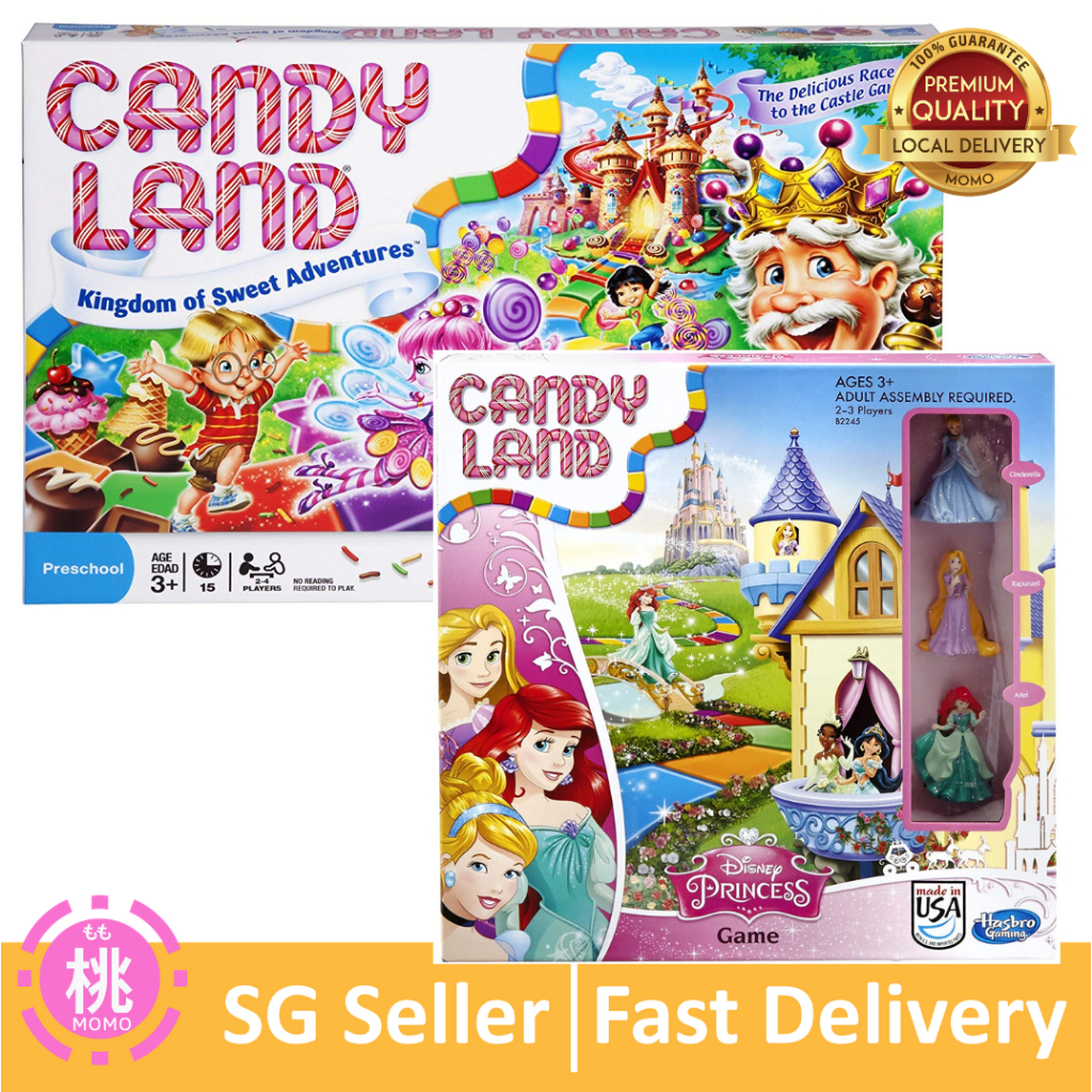 Hasbro Gaming Candyland Kingdom / Princess / Unicorn Edition Option