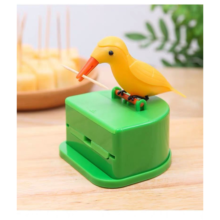 Cute Bird Toothpick Dispenser Toothpick Holder Box Best | Shopee Singapore