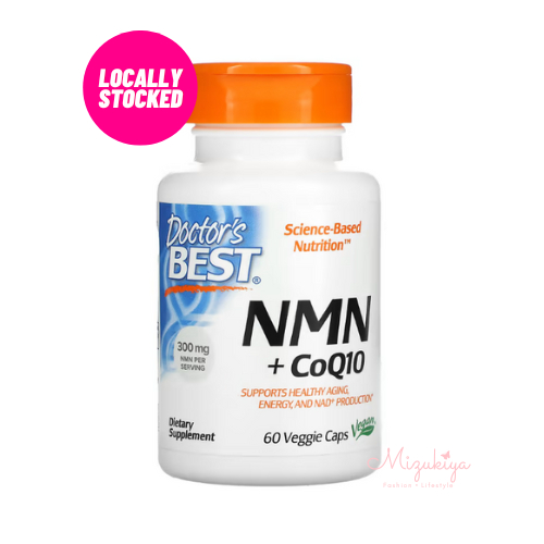 Doctor's Best, NMN 150 mg + CoQ10 50 mg, 60 Veggie Caps Shopee Singapore