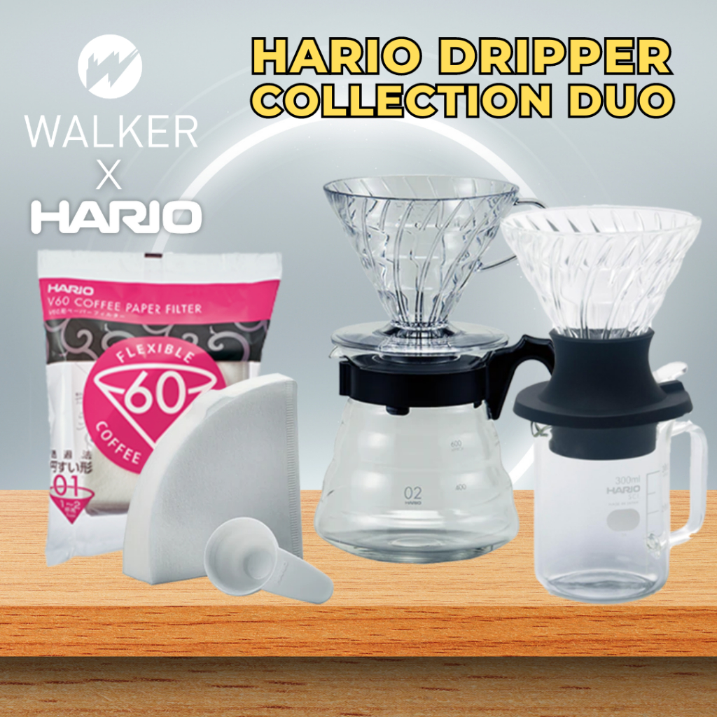 Hario Dripper Collection Duo (V60 Starter Kit + V60 Immersion Dripper