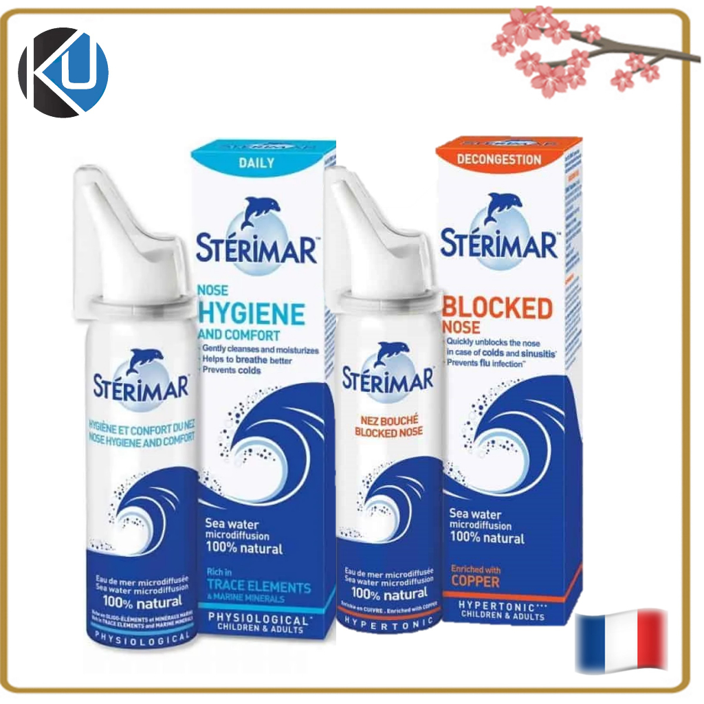 🇫🇷 Sterimar Nasal Spray Breathe Easy Nasal Hygiene Blocked Nose
