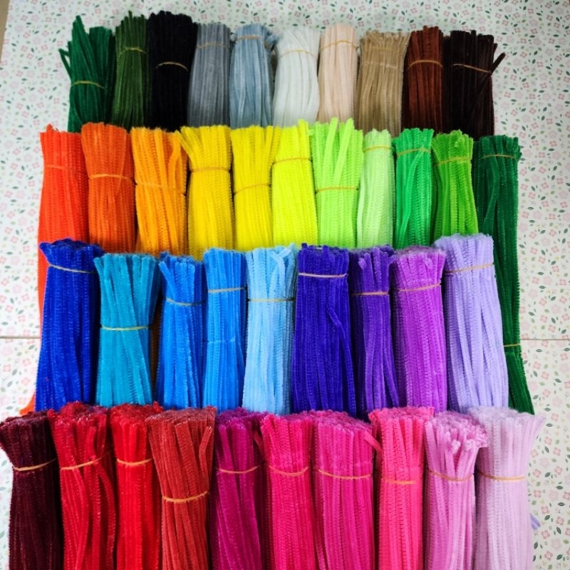 [20 Pieces Set] [AC 05] Chenille Stems Pipe Cleaners Craft Stems