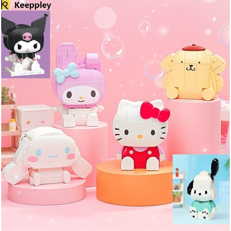 Ready Stock Keeppley Sanrio Building Toys Melody Hello Kitty