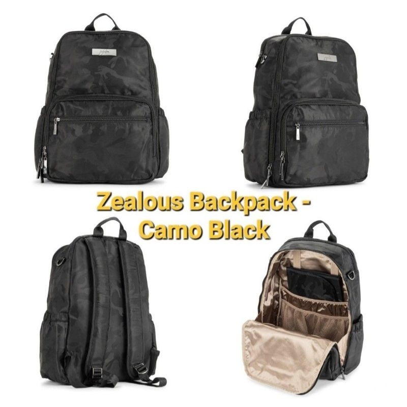 NWOT Jujube Be Zealous Black Camo Backpack JuJuBe | Zealous Backpack | Lightweight Travel-Friendly with  main image 2