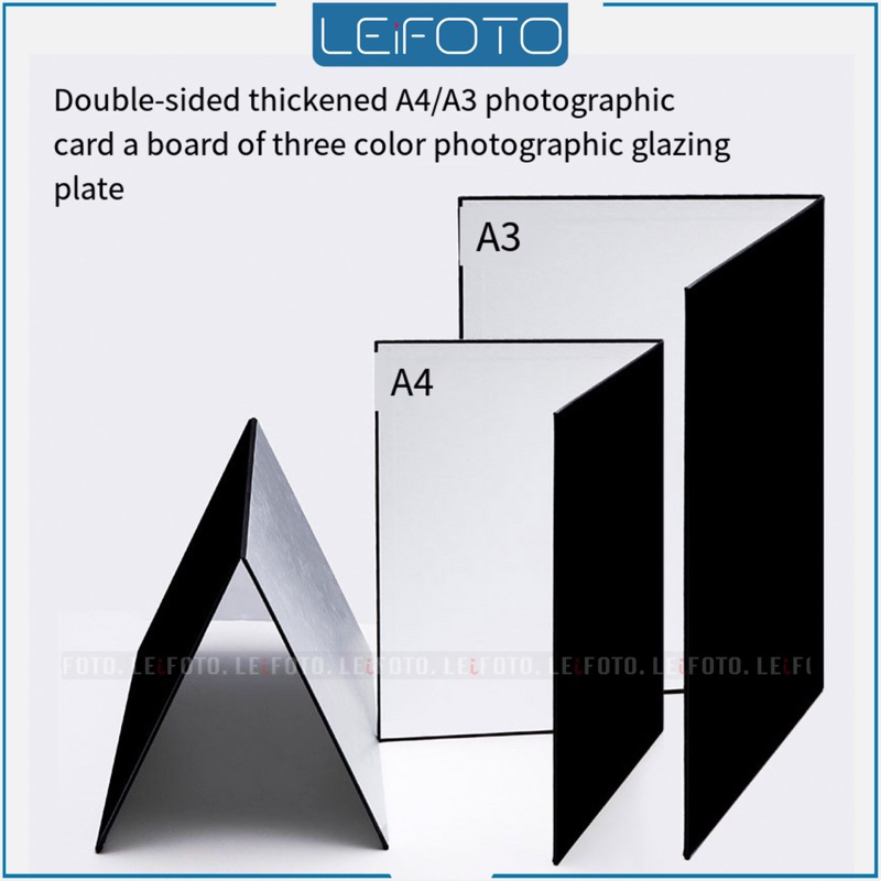 3 in 1 Photography Reflector Cardboard,Folding Light Diffuser Board for ...