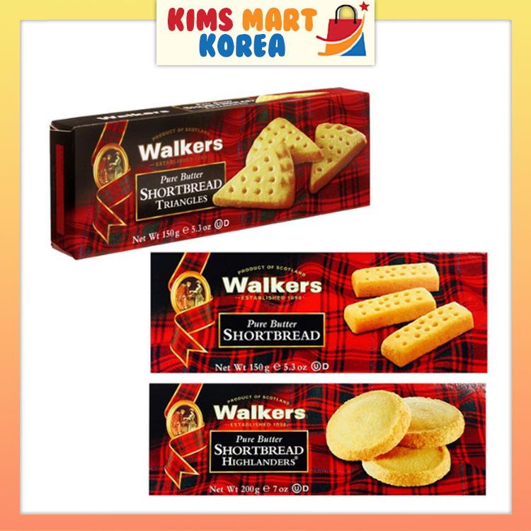 Walkers Shortbread Pure Butter Biscuit Cookie Shortbread, Triangles