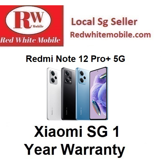 Xiaomi Redmi Note 12 Pro+ 5G 8/256GB, Xiaomi SG 1 Year Warranty