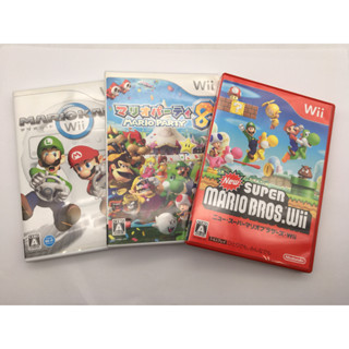 New Super Mario Bros. Wii , Mario Kart & Wii Sports Resort set Wii Japanese  ver