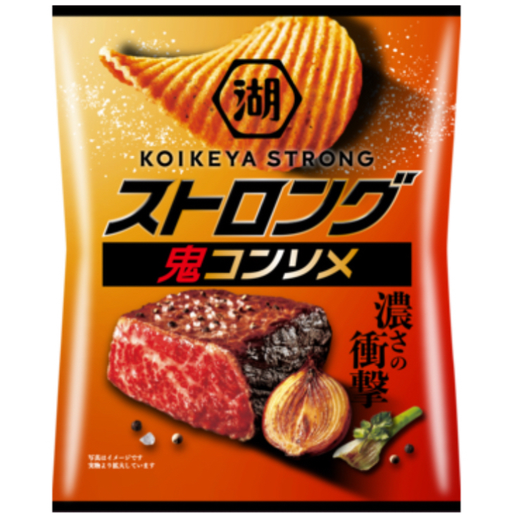 [Direct from Japan]KOIKEYA STRONG POTATO CHIPS Very thick consomme