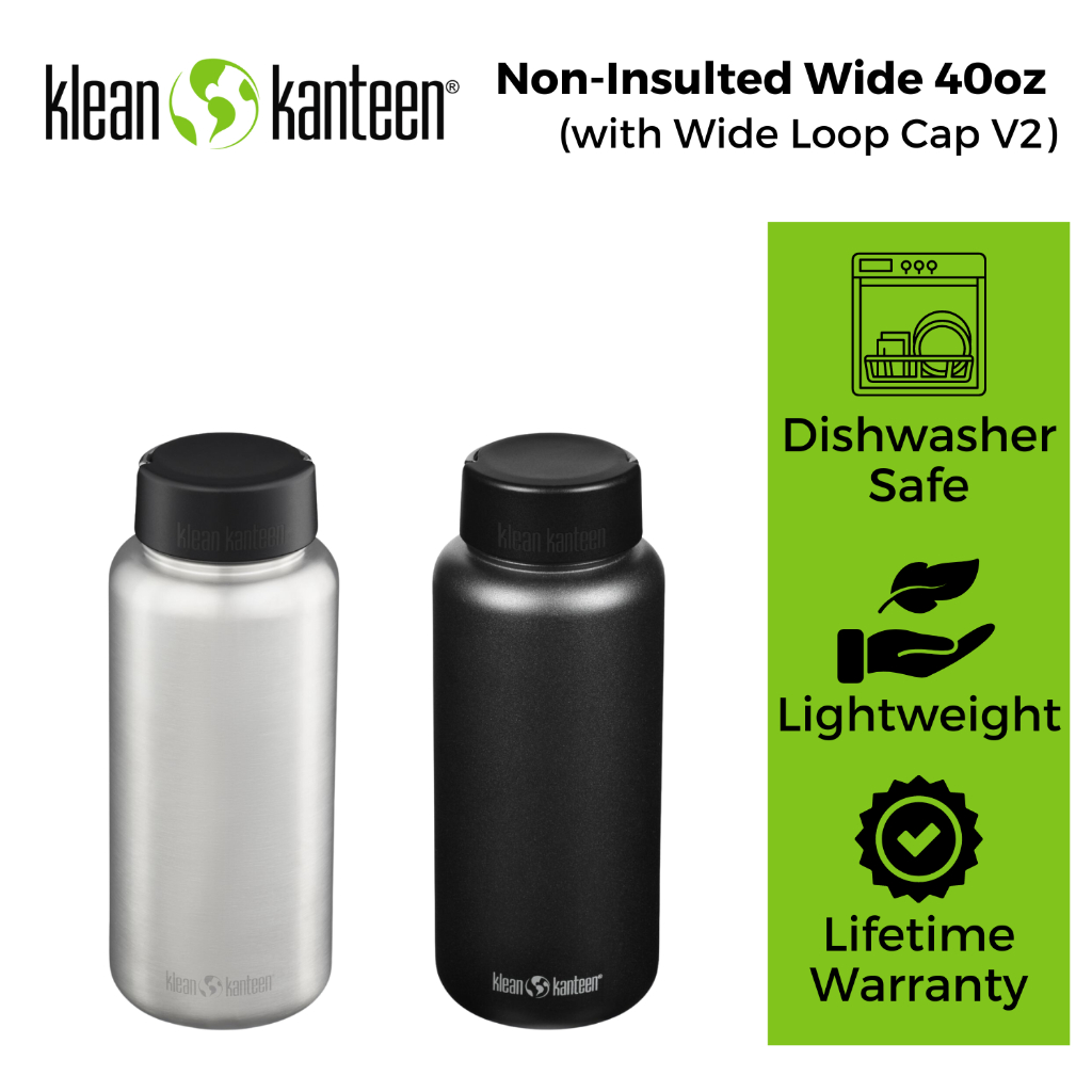 Ozark Trail 24 fl oz Green Insulated Stainless Steel Water Bottle, Twist  Cap with Loop Handle 