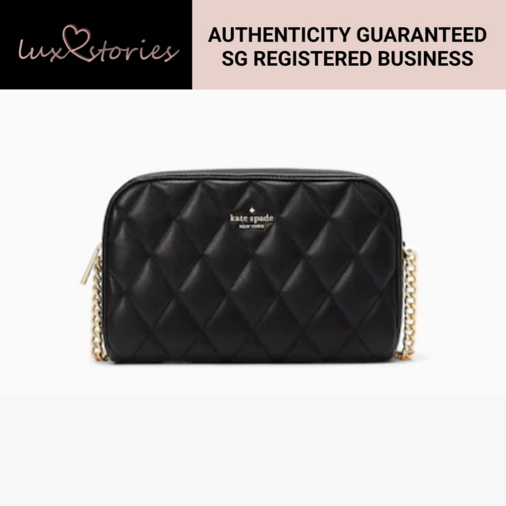 PREORDER Kate Spade Carey Smooth Quilted Leather Mini Camera Bag KA592
