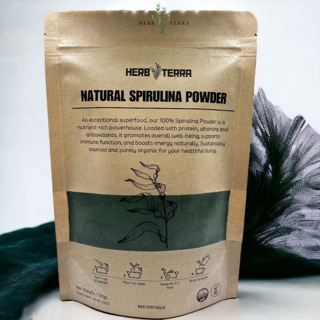 [SG] Natural Spirulina Powder 100g Heavy Metal Detox Nutritional