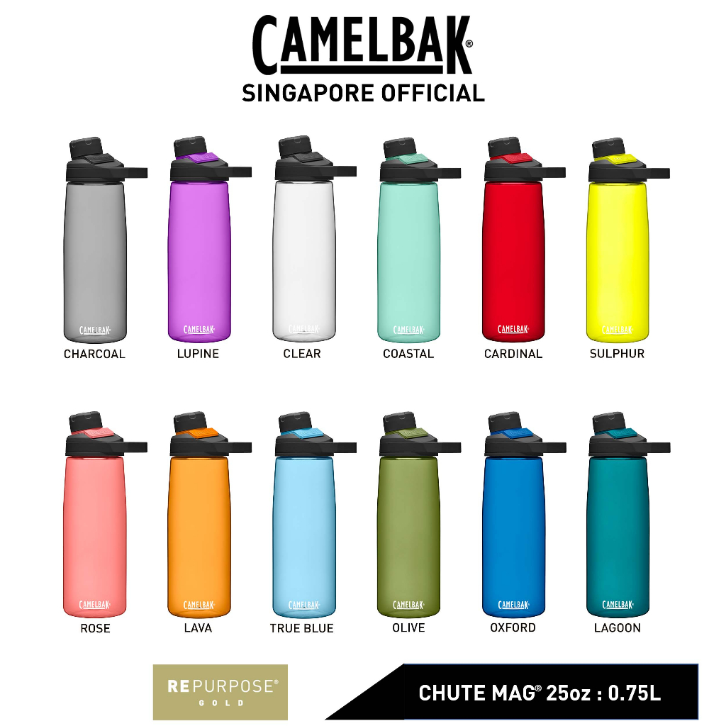 CamelBak Chute Mag Water Bottle 750ml Leak Proof BPA Free | Shopee ...