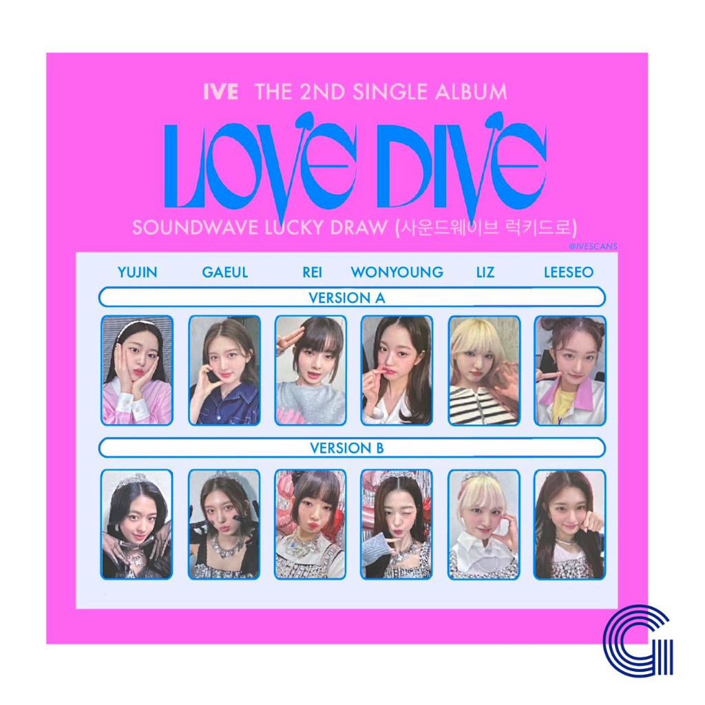 Ive Leeseo Love Dive Sound Wave 2 Pob [WTS] Ive Love Dive